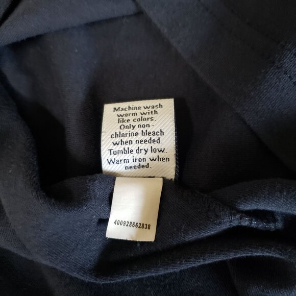 Croft & Barrow Mens Navy Long Sleeve Mock Neck Shirt XLT Normcore Basic Casual - Picture 6 of 6